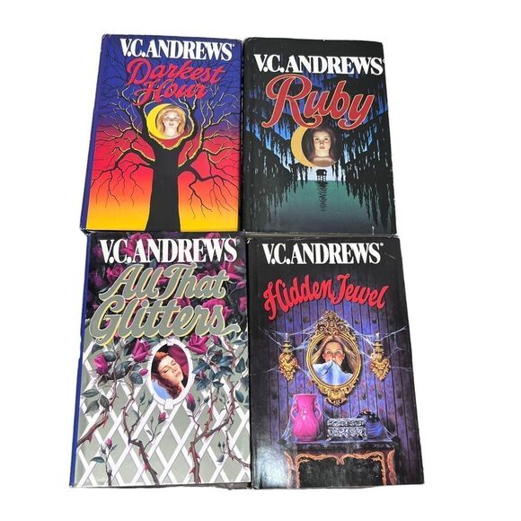 Vintage 90s VC Andrews Hardcover Bundle Nostalgia Retro - Picture 1 of 9